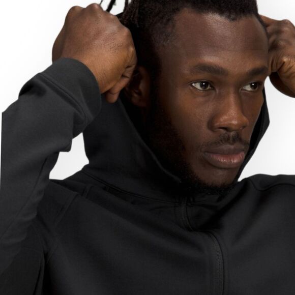 Lululemon City Sweat Full-Zip Hoodie XL Black 23.5 x 27" D/C Rare - Picture 10 of 12